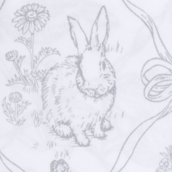 DELPHINE Bunnies And Bows Sheet Set - Picture 2 of 5